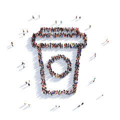 coffee mug people 3d