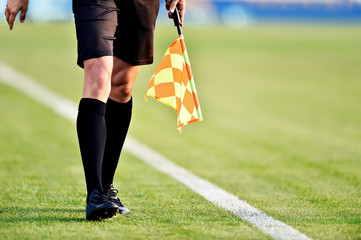 Assistant referee on the sideline