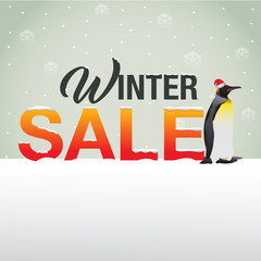 winter Sale background