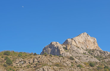 Fototapeta na wymiar mountains in Crimea