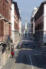 Main street in Chambery, Savoy, France