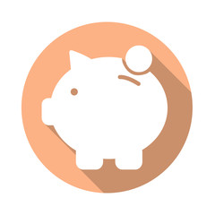 Long Shadow Sparschwein