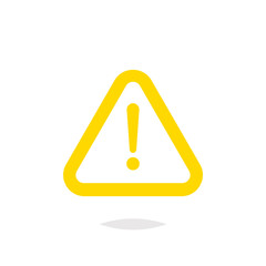 Caution icon outline vector