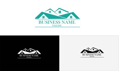 home and building vector logo