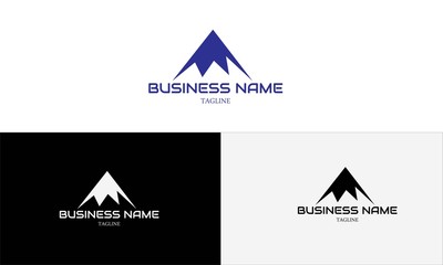 sport logo and mountain vector