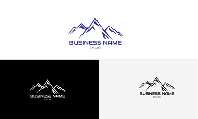 sport logo and mountain vector