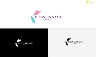 spa and salon vector logo