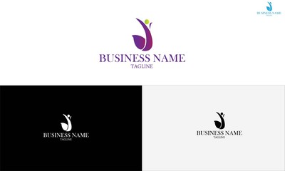 spa and salon vector logo