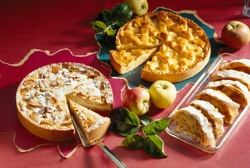Various of apple pie