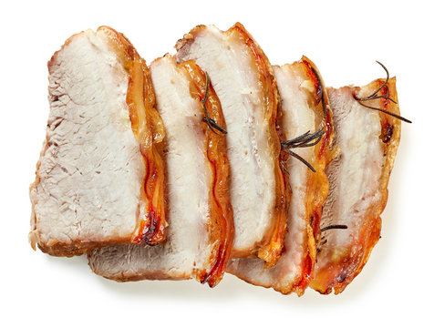 roasted pork slices
