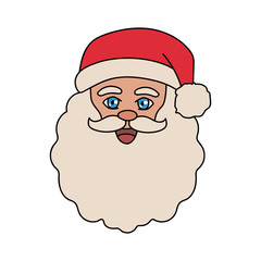 Santa Claus Hand Drawn Portrait.