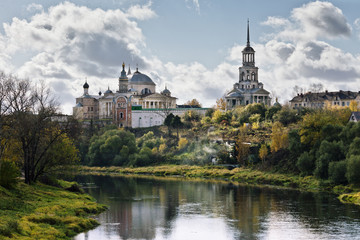 The Boris and Gleb monastery in Torzhok, Tver region, Russia