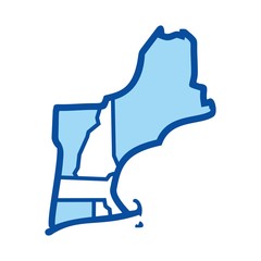 new england states map