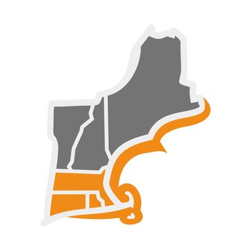 recommend clip art: new england states map