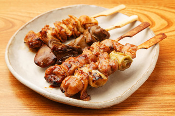 焼き鳥の盛り合わせ
