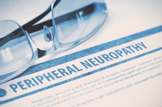 Peripheral Neuropathy. Medicine. 3D Illustration.