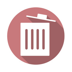 Long Shadow Papiertonne mit Deckel