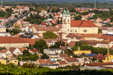 Fototapeta na wymiar View of Mikulov town - Mikulov, Czech Republic
