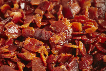 bits of chopped bacon