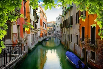 Foto auf Acrylglas Venedig Ruhige venezianische Straße