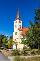 Fototapeta na wymiar Beautiful Church - Vrbice, Czech Republic