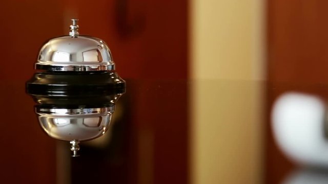 Hotel Concierge. service bell in a hotel or other premises