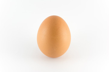 Egg (vertical) on white background.