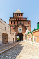 Fototapeta premium Пятницкие ворота Коломенского кремля, Россия