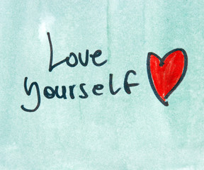 love yourself text 
