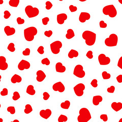 Hearts seamless pattern.