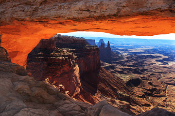 Mesa Arch in Canyonland National Park.