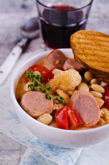 Thick vegetable soup