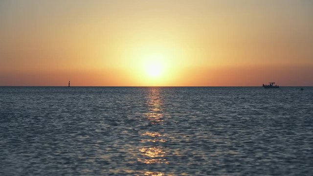 Sunset in the sea 3