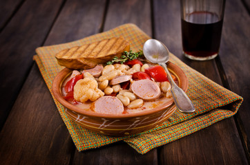 Thick vegetable soup