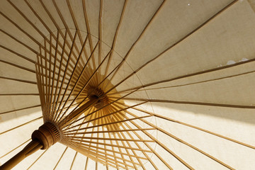 Detail of handmade umbrella.