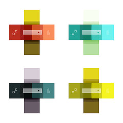 Vector blank stripes and lines infographics templates