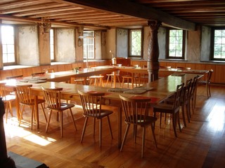 Refektorium im Kloster Wurmsbach, Schweiz