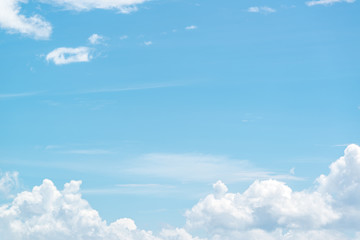 sky with white cloud