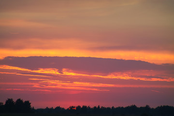 Облака на закате