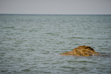 Fototapeta premium sea with sky clouds