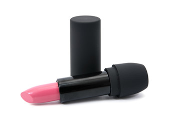 Pink lipstick isolated on white background.Lipstick.Lipstick iso