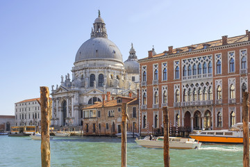 basilica Santa Maria della Salute on the Grand Canal in Venice