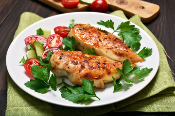 Roasted chicken breast
