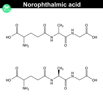 Norophthalmic acid peptide molecular structure
