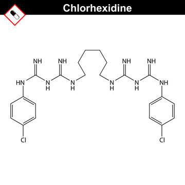 Chlorhexidine molecule