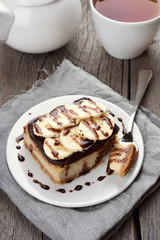 Banana cheese cake