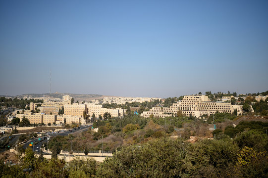 View of Jerusalem in the early morning, Israel