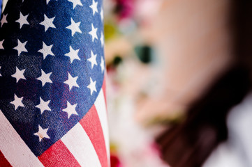 Flag of United States of America, America flag, 4th of July flag