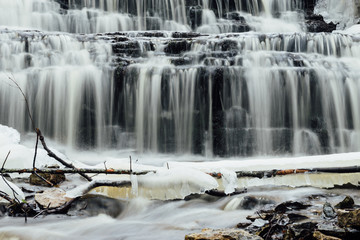 Vasaristi cascade closeup, Lahemaa, Estonia