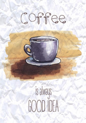 coffee is always good idea. sketch.